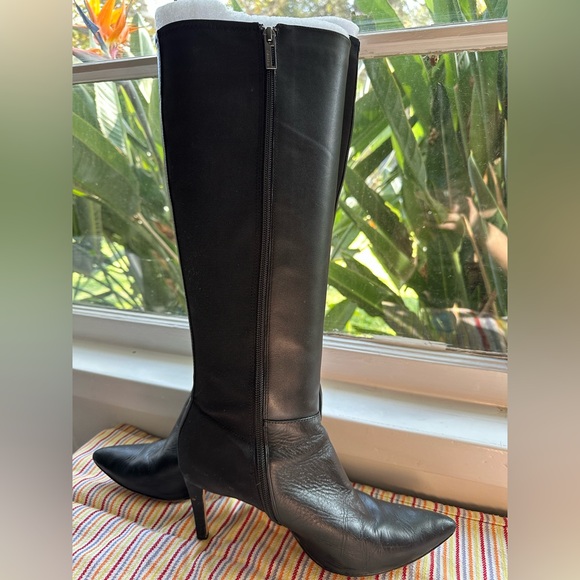 Calvin Klein black stiletto boots - Picture 3 of 7